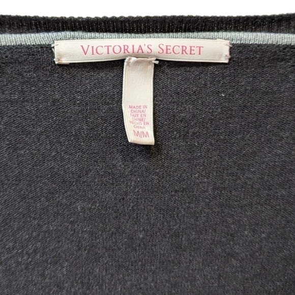 VICTORIA'S Secret "Secret Moto" Ribbed Sweater Longsleeved Minidress (M) - Picture 3 of 5